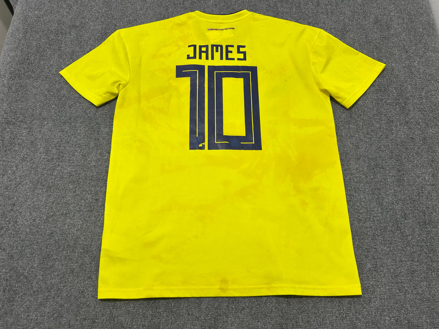 James Colombia National Soccer Team Jersey #10 - Yellow  Size XL