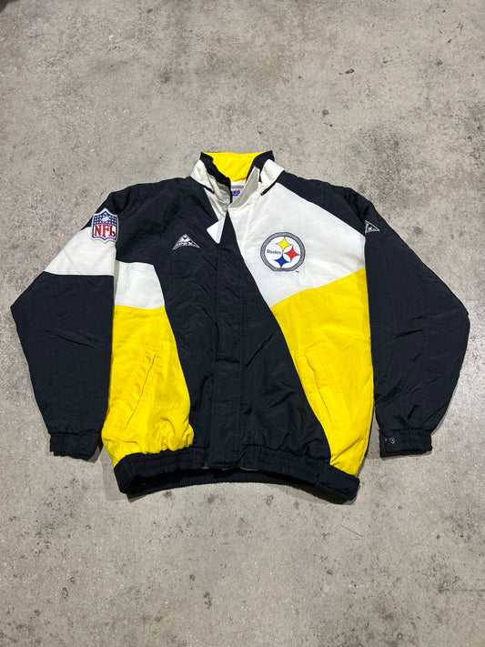Pittsburg Steelers Apex Jacket - Black/Yellow/White Size Large