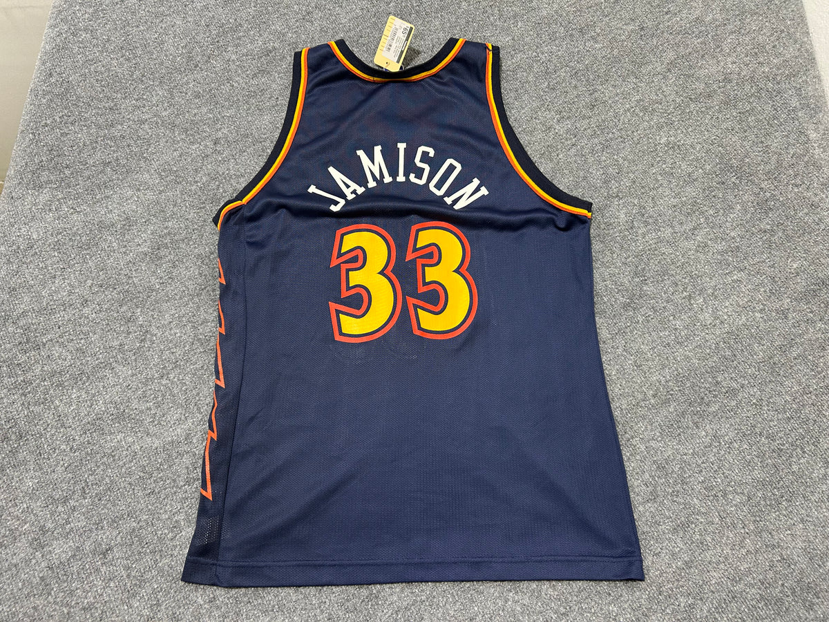 Golden State Warriors Jamison #33 Basketball Jersey - Navy Size Large/44