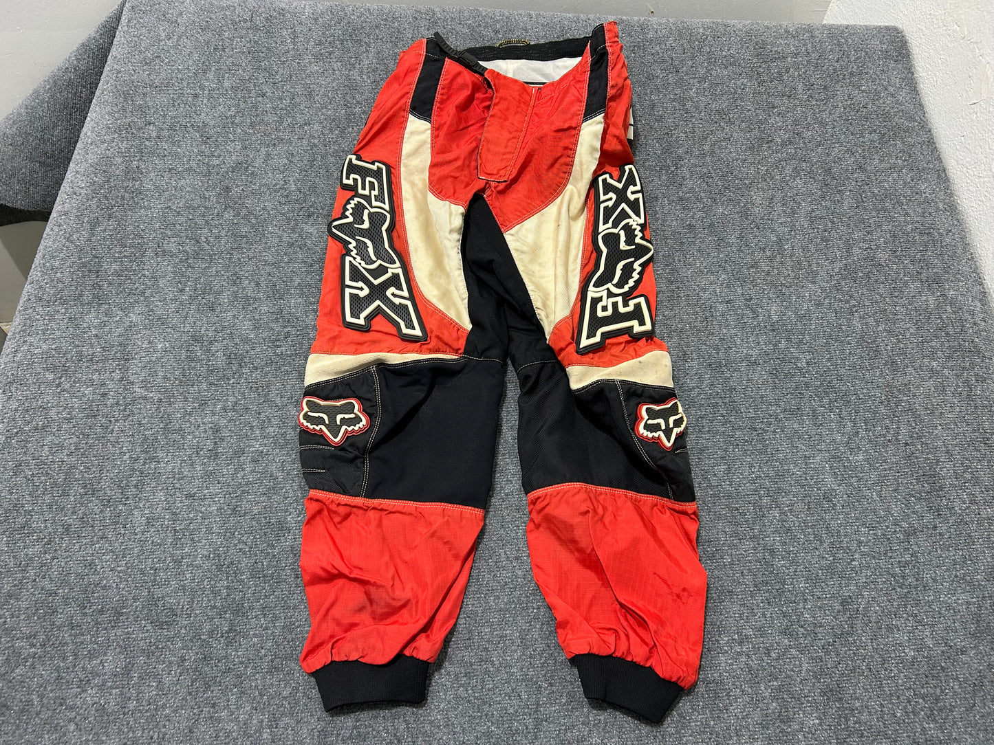 FOX Motorcross Pants - Red/White Size 32
