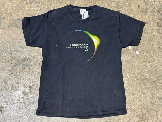2007 Roger Waters Dark Side Of The Moon Tee - Black Size Large