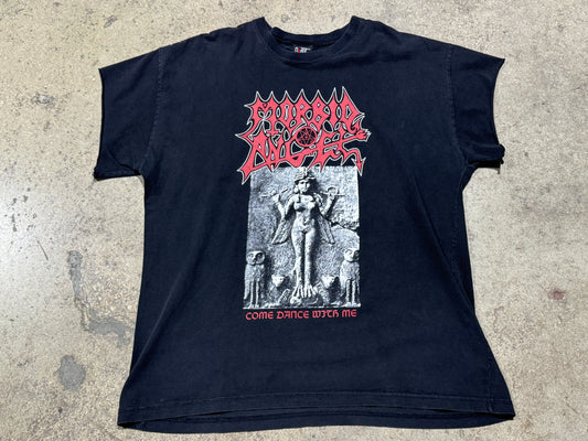 1998 Morbid Angel Formulas Fatal To The Flesh Tee - Black Size XL