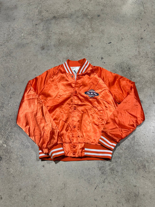 Miami Dolphins Super Bowl XIX Varsity Jacket - Orange Size Medium