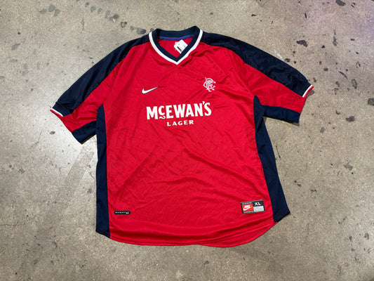 Glasgow Rangers Soccer Jersey - Red Size XL