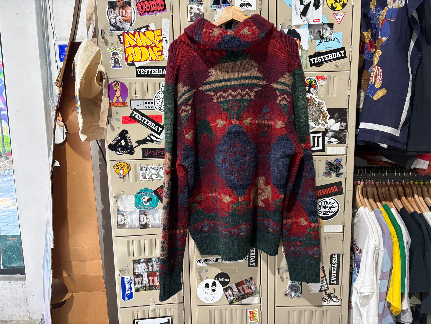 Polo Ralph Lauren Navajo Hand Knit Sweater - Multicolor Size XXL