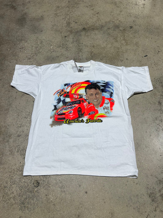 Ricky Rudd Nascar Tee - White/Multi Size XL