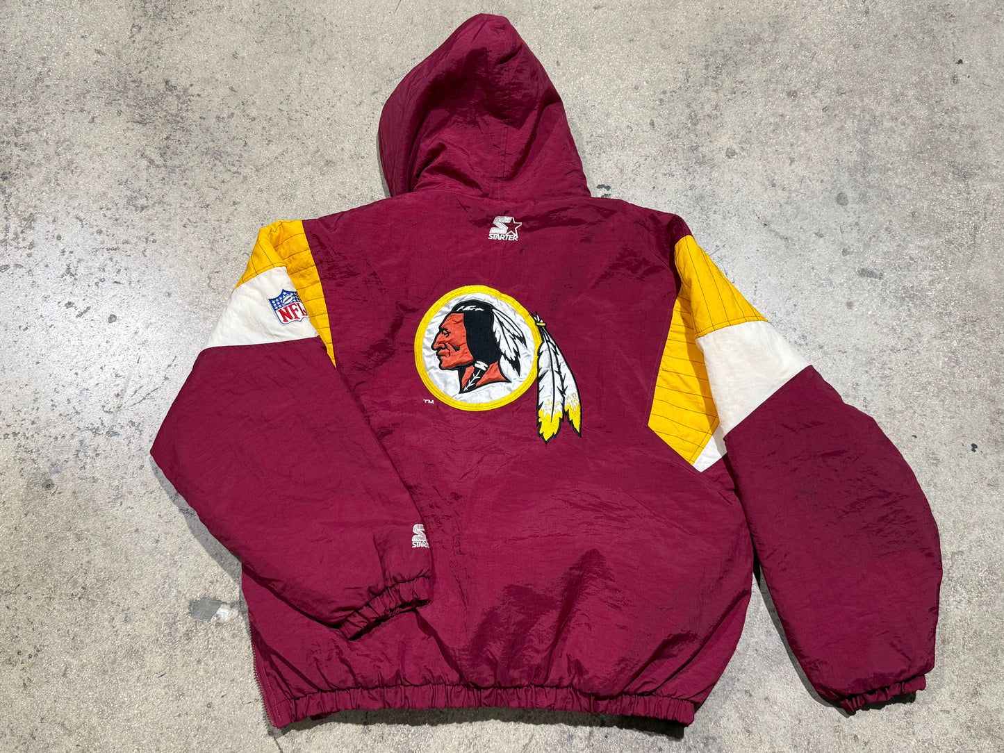 Washington Redskins Starter Puffer Jacket - Burgundy Size XL