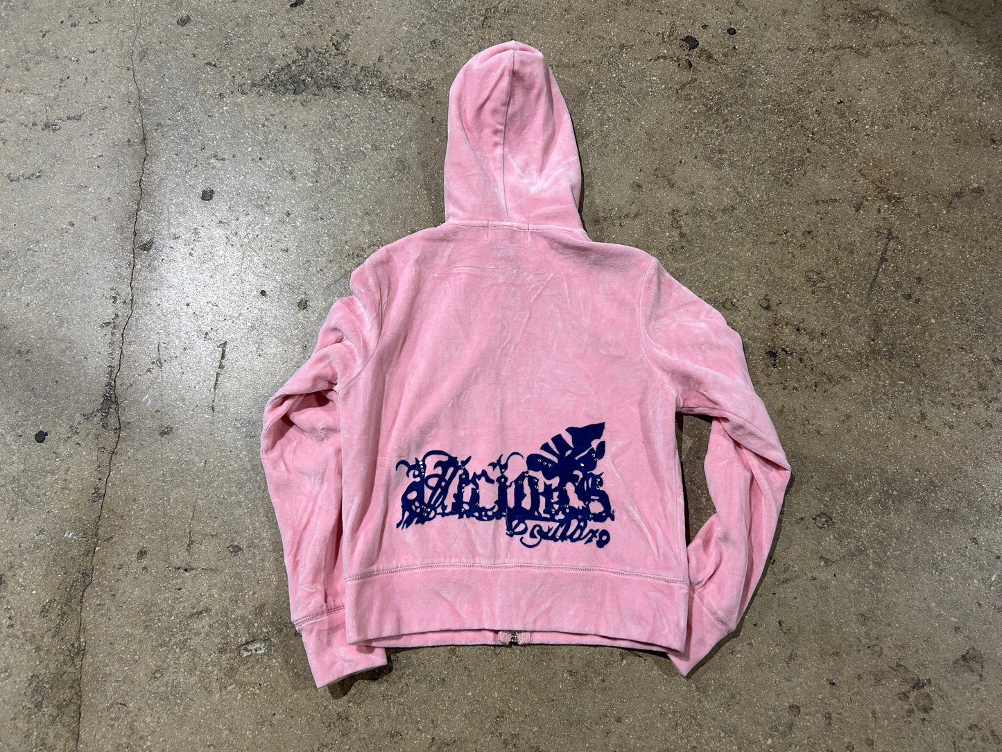 Juicy Couture Velour Jacket - Pink Size Medium