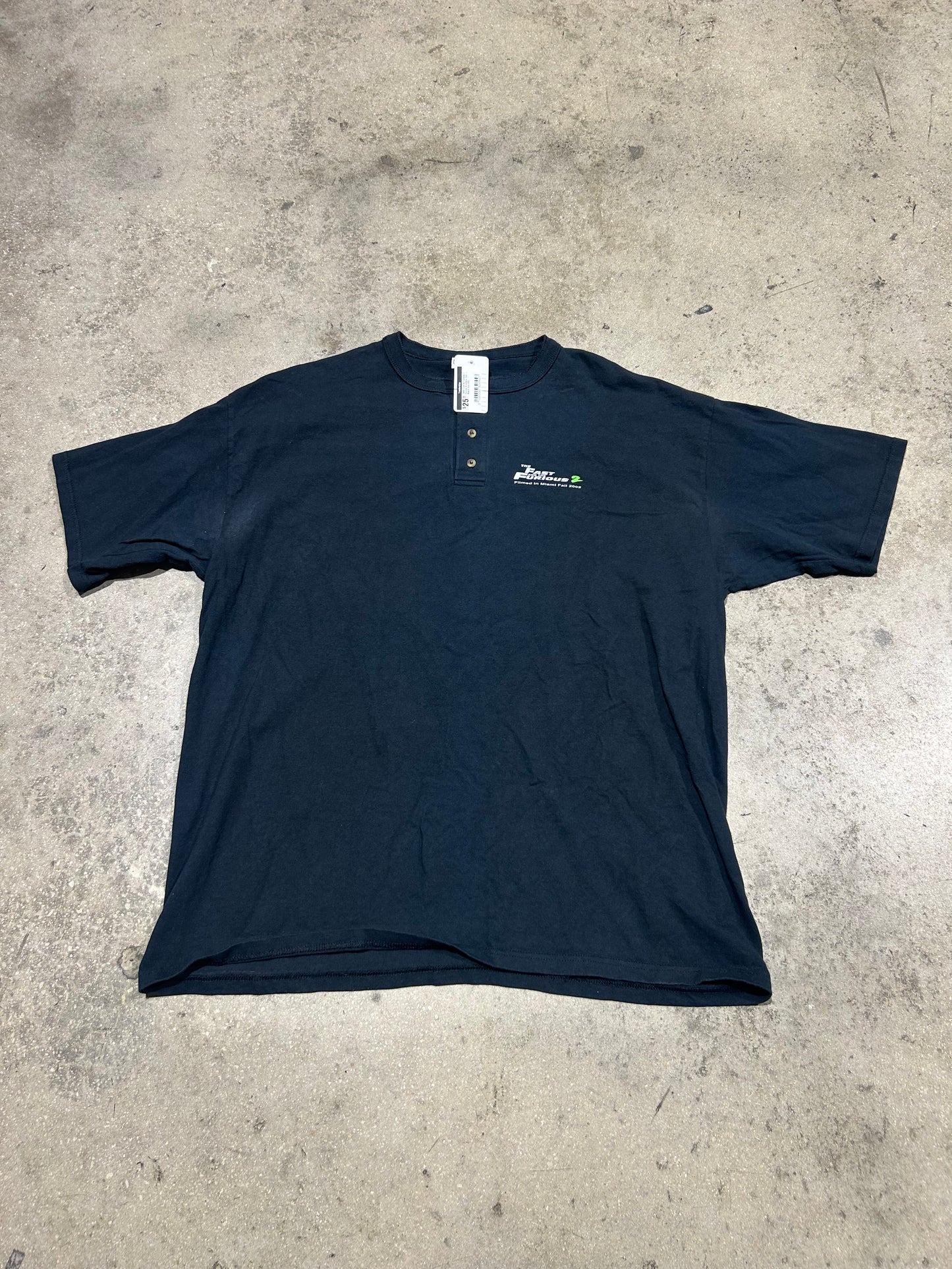 2002 Fast & Furious 2 Hanna Brothers Tee - Black Size XXL