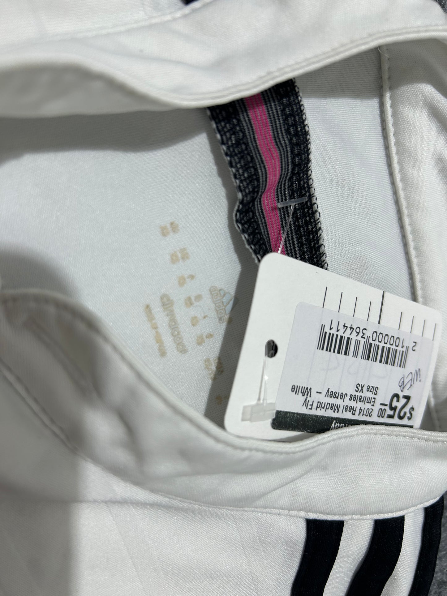 2014 Real Madrid Fly Emirates Jersey - White Size XS