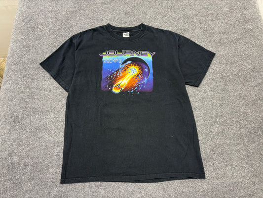 2004 Journey Escape Tee - Black Size XL