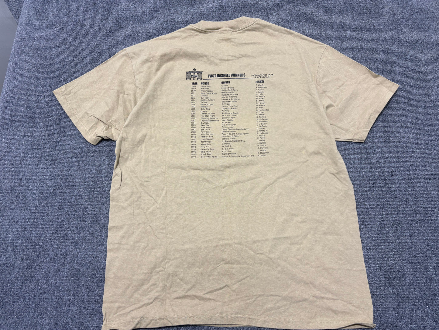1999 The Haskell Invitational Tee - Beige Size XL