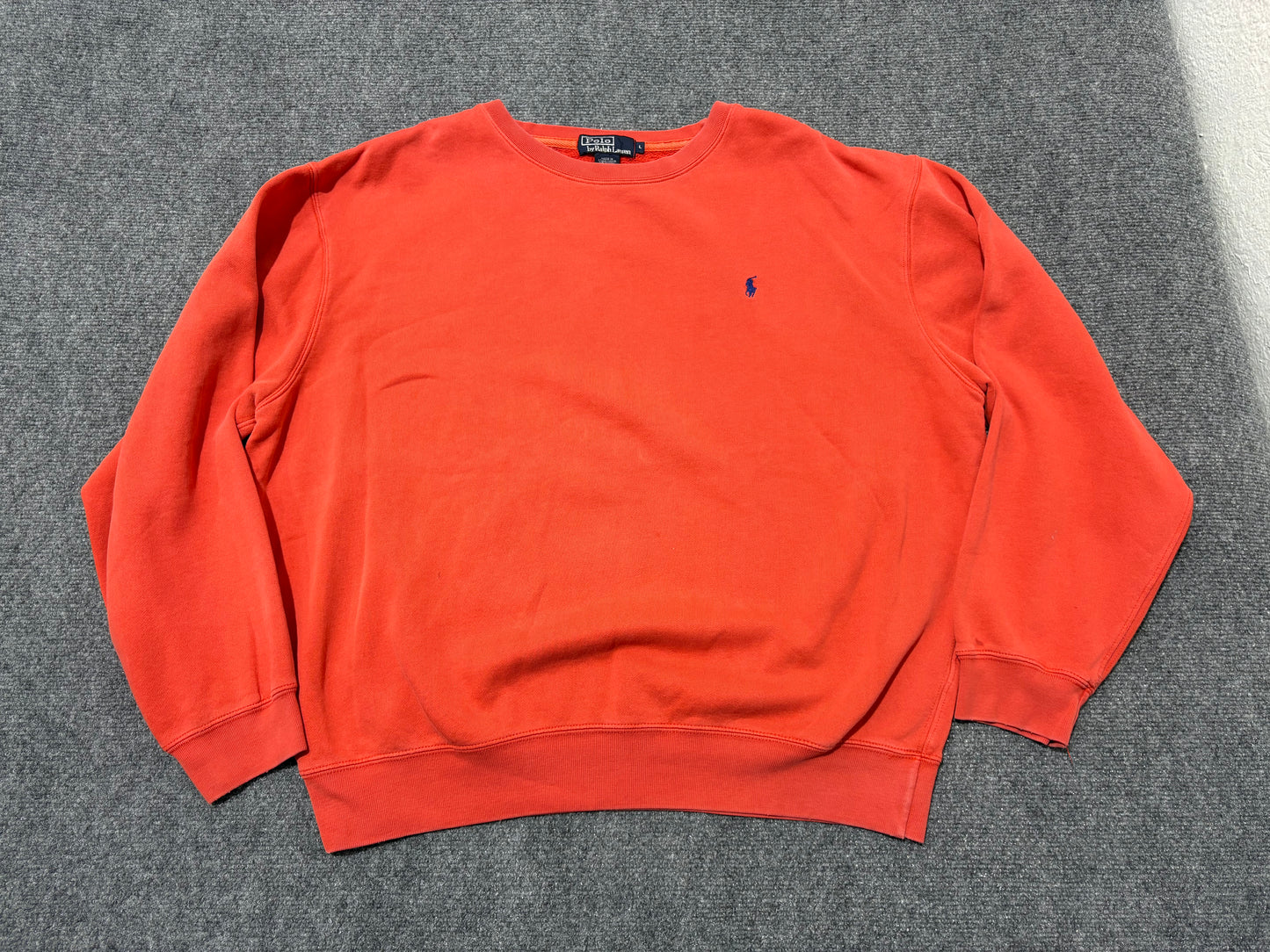 Ralph Lauren Crewneck - Coral Size Large