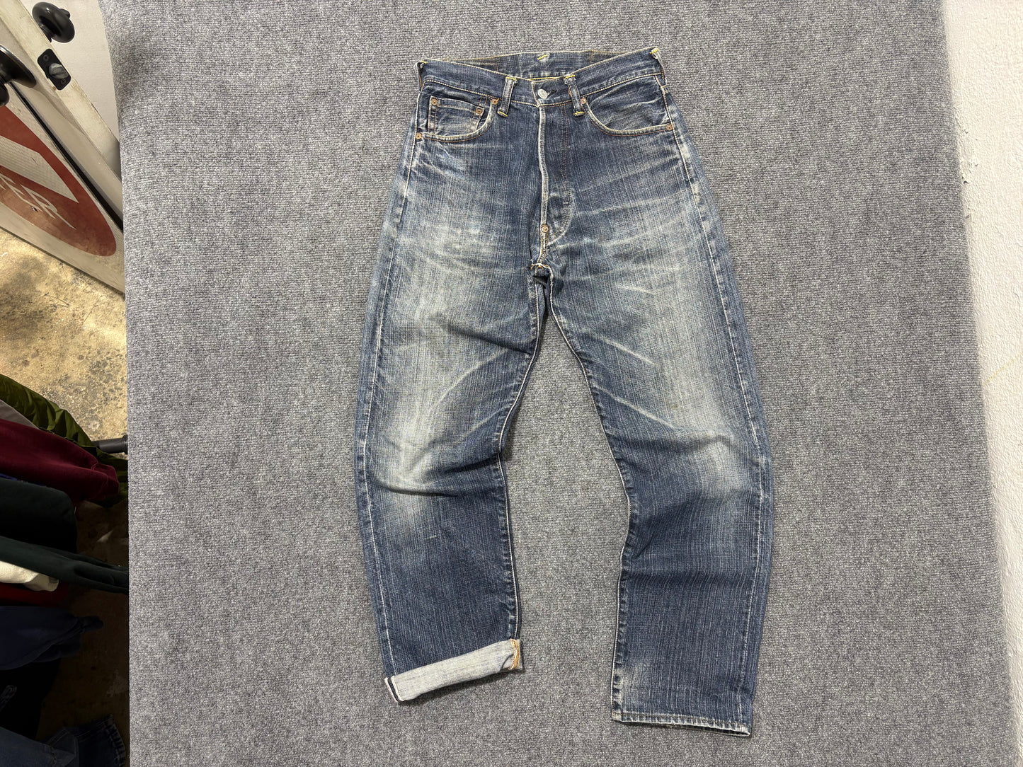 Evisu McDonald's Selvedge Denim Jeans - Blue Size 27 x 29