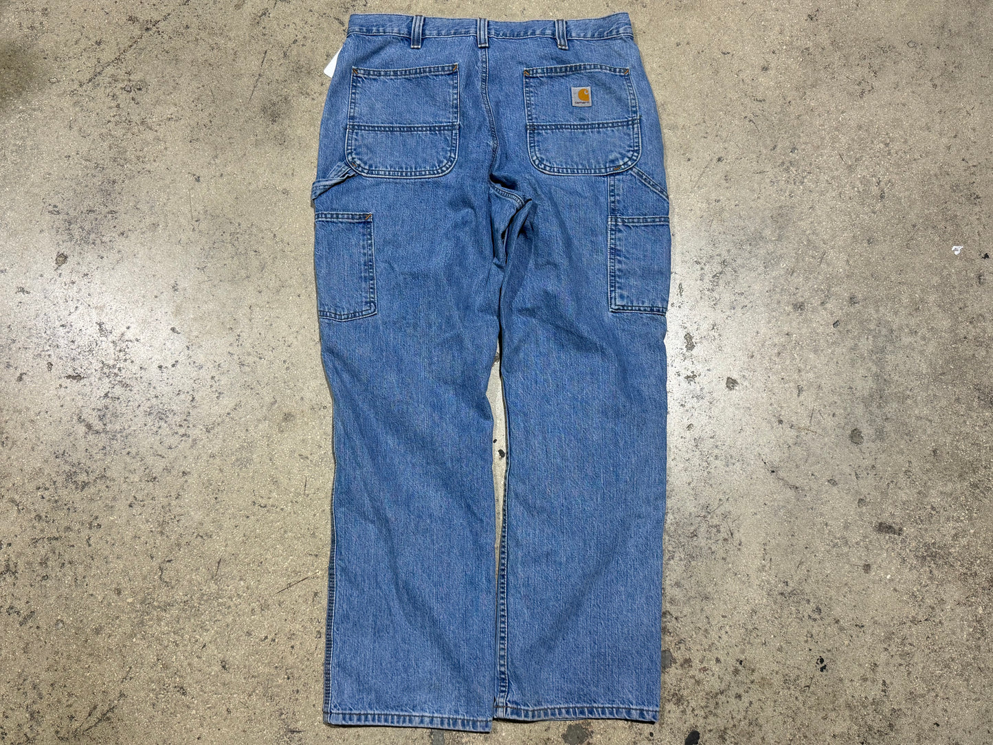 Carhartt Denim Carpenter Pants - Light Wash Size 34x30