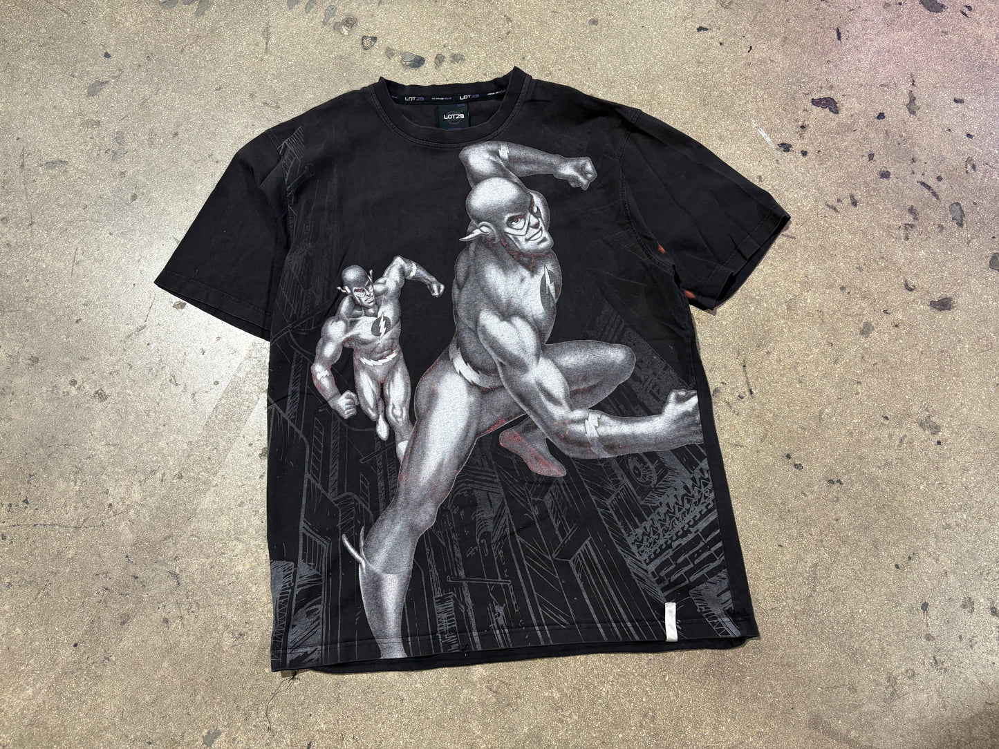 LOT 29 Flash Sprint Tee - Black Size 3XL
