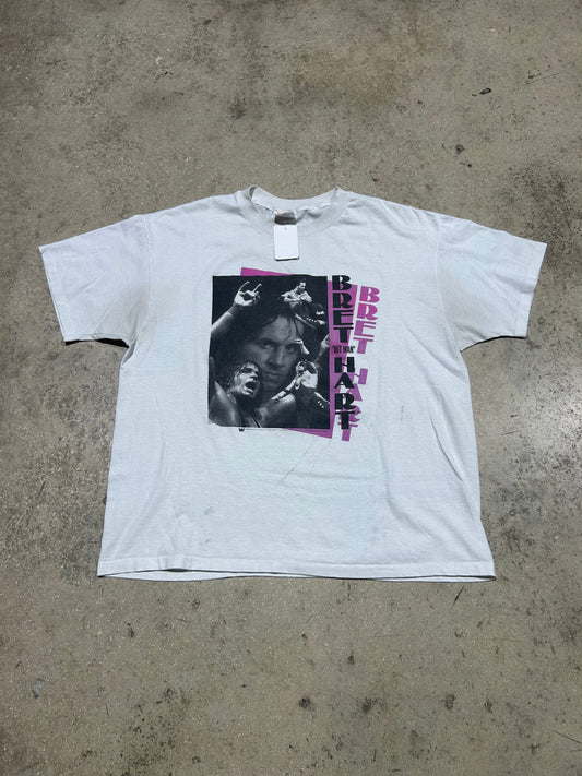 1993 Brett Hart Collage Tee - White Size XL