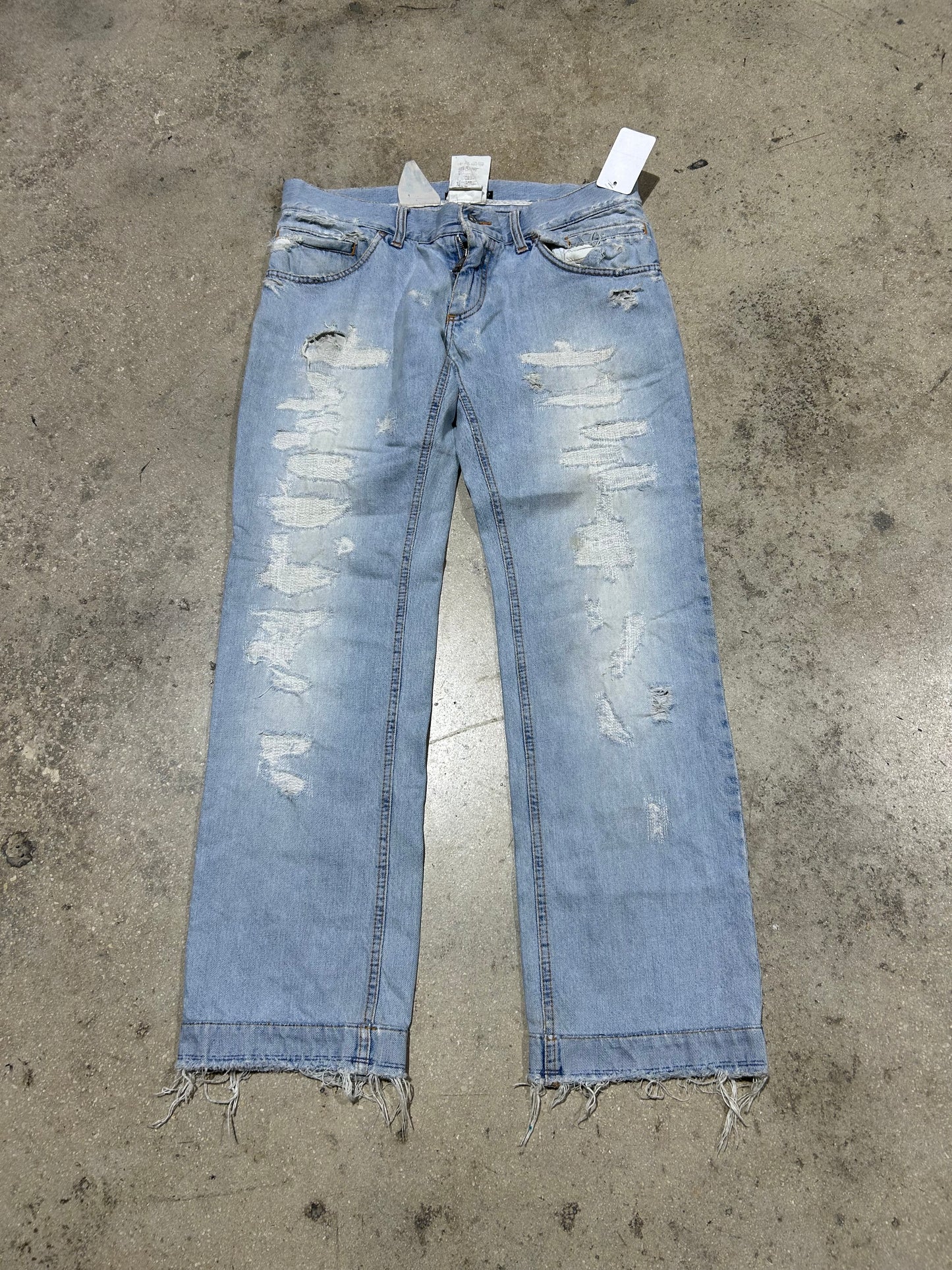 Dolce & Gabbana Scab Denim Jeans - Light Blue Size 32(con)