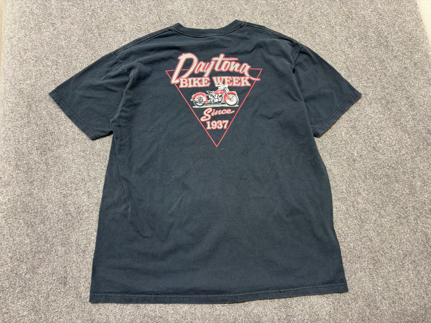 Broken Spoke Daytona Beach Bike Week Tee - Black Size XXL