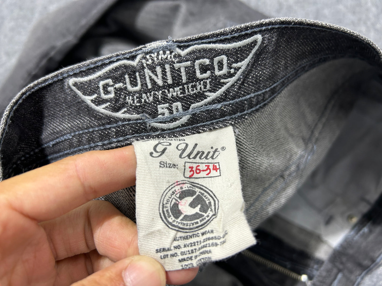 G-Unit Motors Jeans - Black Size 36