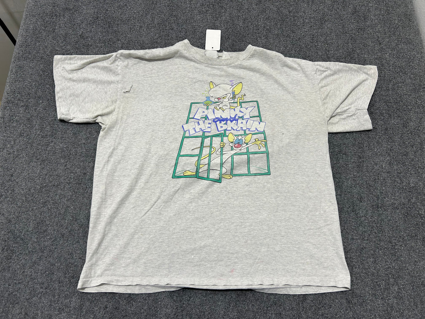 1993 Pink and The Brain Tee - Grey Size XXL