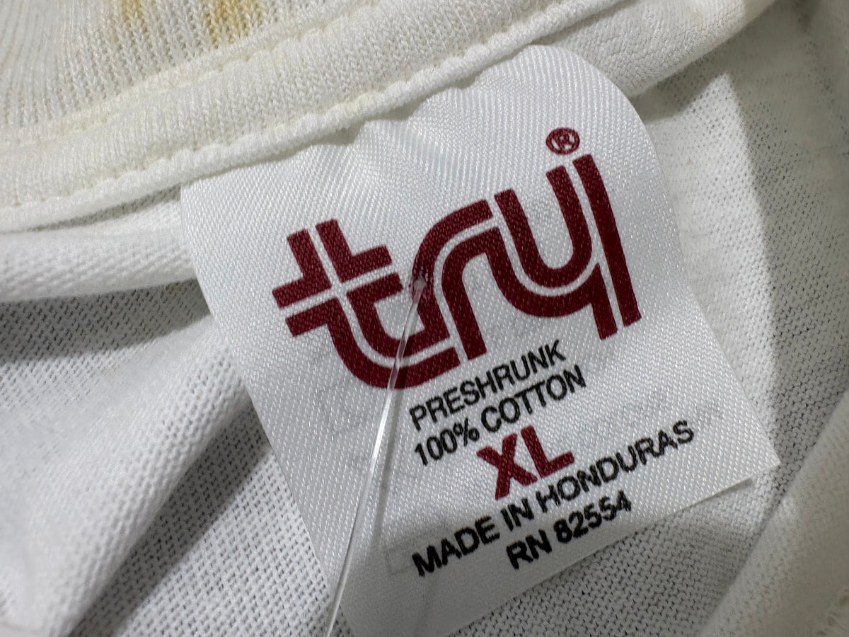 1997 Braves vs Marlins National League Tee - White Size XL
