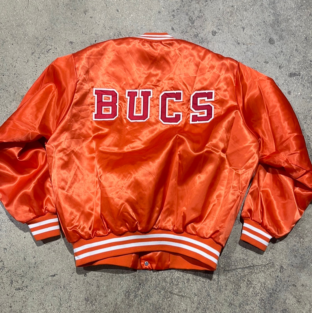 Chalk Line Tampa Bay Buccaneers Satin Jacket - Creamsicle Size XL