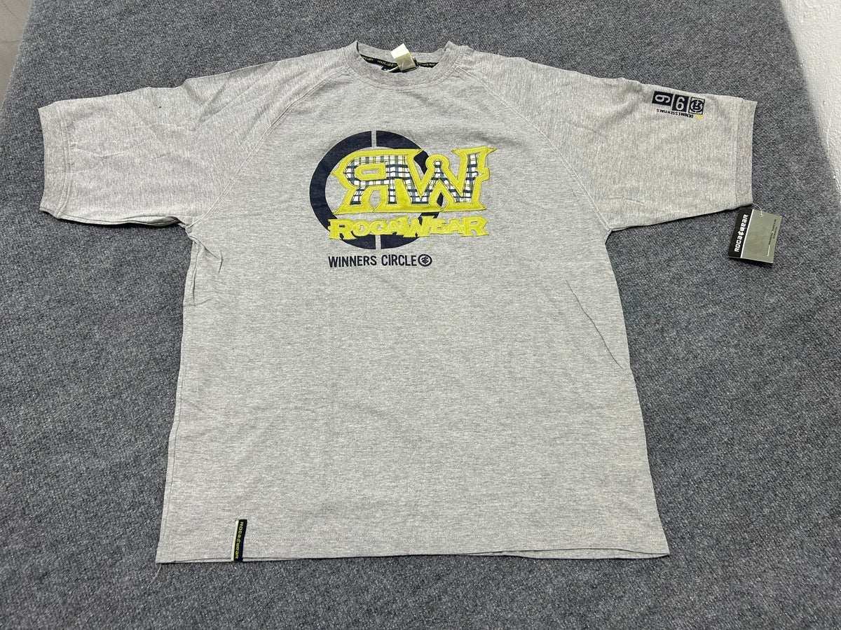 Y2K  Rocawear Winners Circle Tee - Gray Size Large