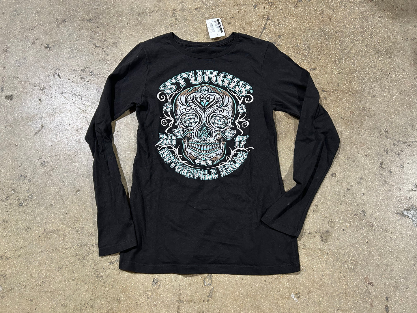 2017 WMNS Strurgis Bike Long Sleeve Tee - Black Size Large