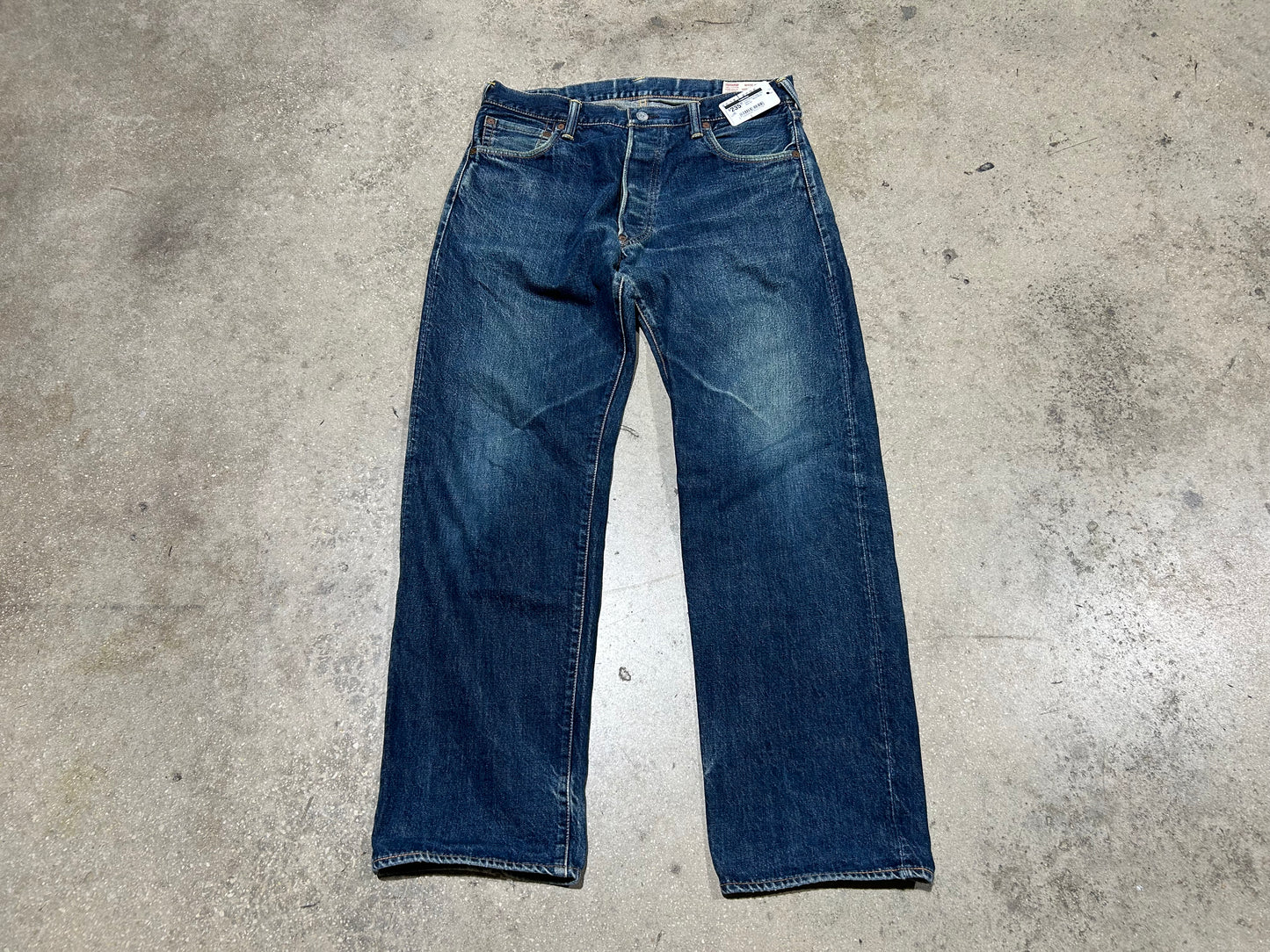 Evisu Back Pocket Hits Jeans - Navy/White Size 34