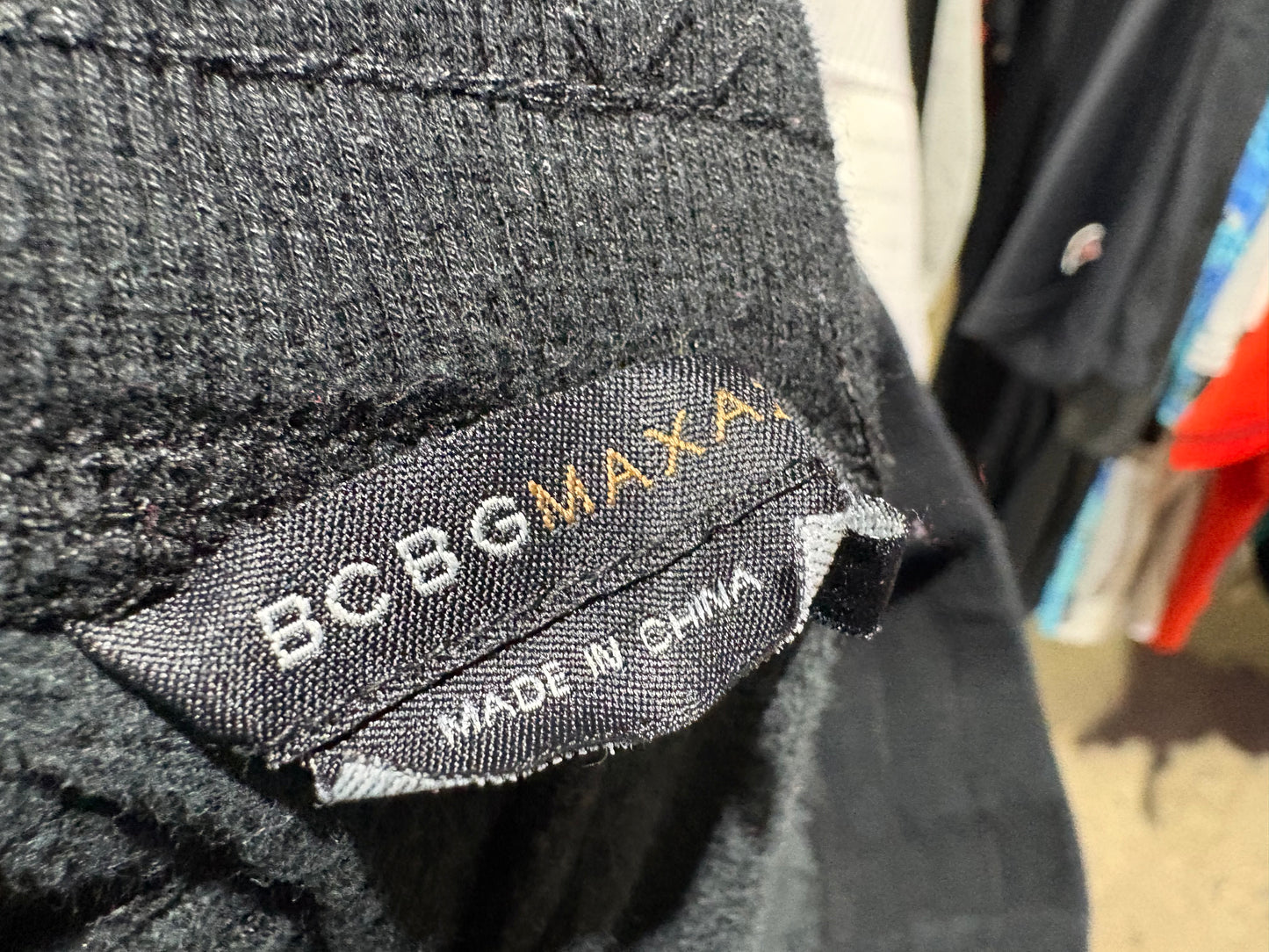 BCBG Velour Sweatpants - Black Size Large