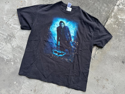 The Dark Knight Joker Movie Promo Tee - Black Size XL