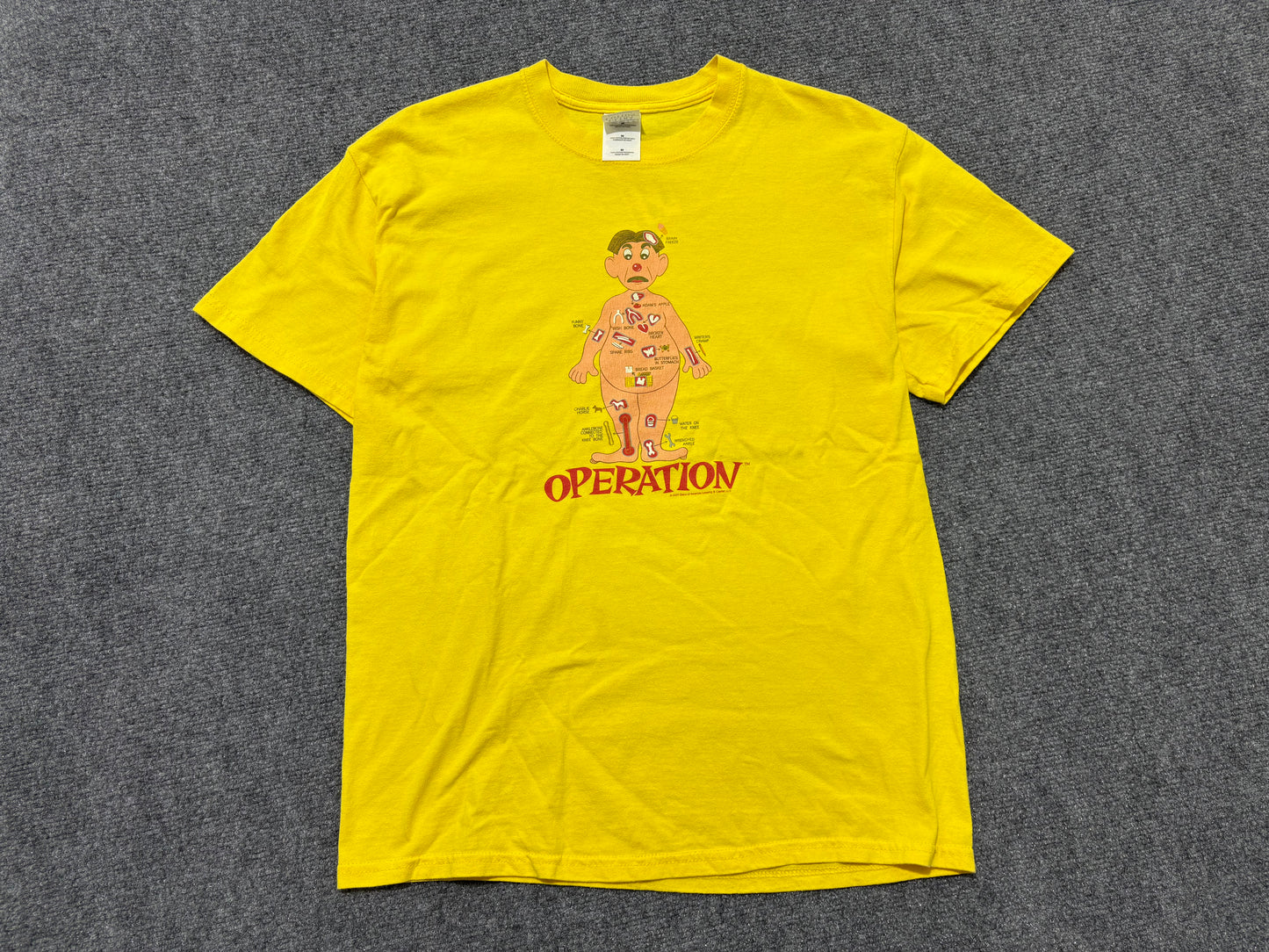 2007 Operation Game Tee - Yellow size Medium