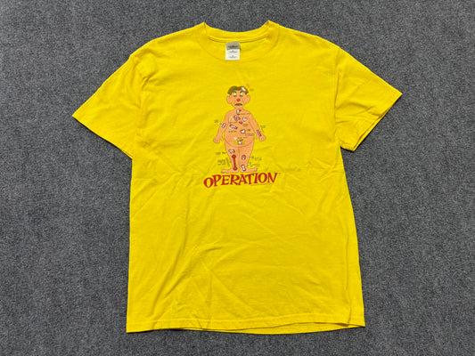 2007 Operation Game Tee - Yellow size Medium