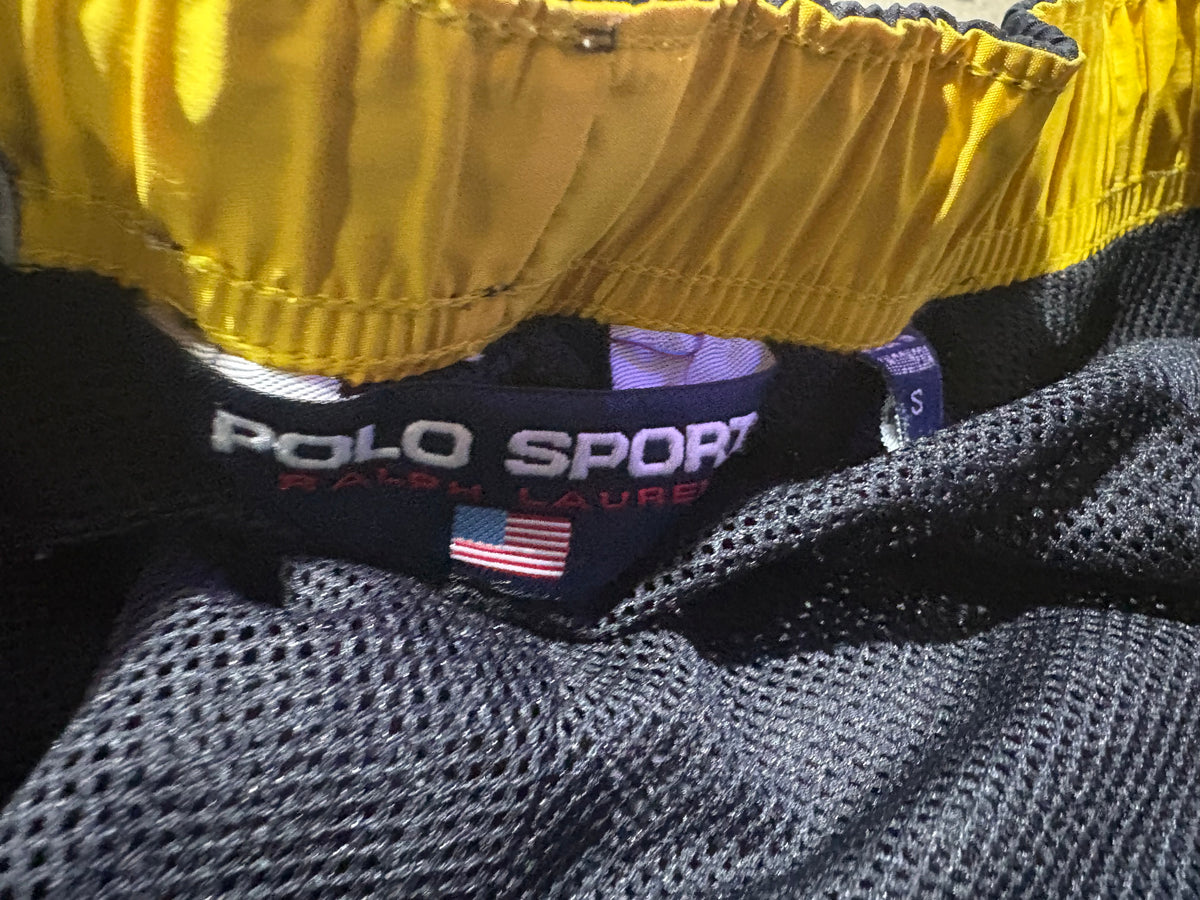 Polo Sport Track Pants - Black/ Yellow Size Small