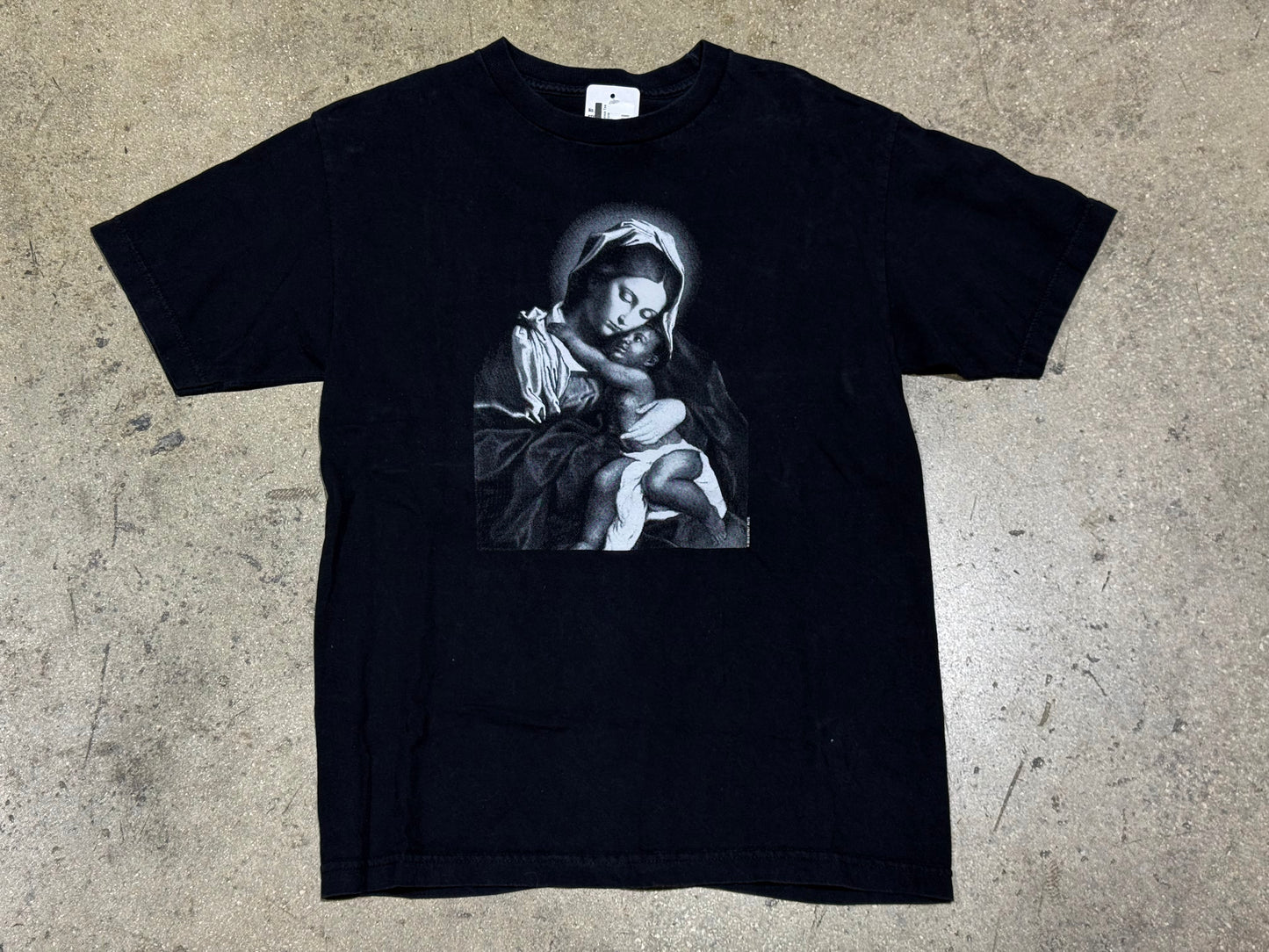Stray Rats Black Jesus Tee - Black Size Medium