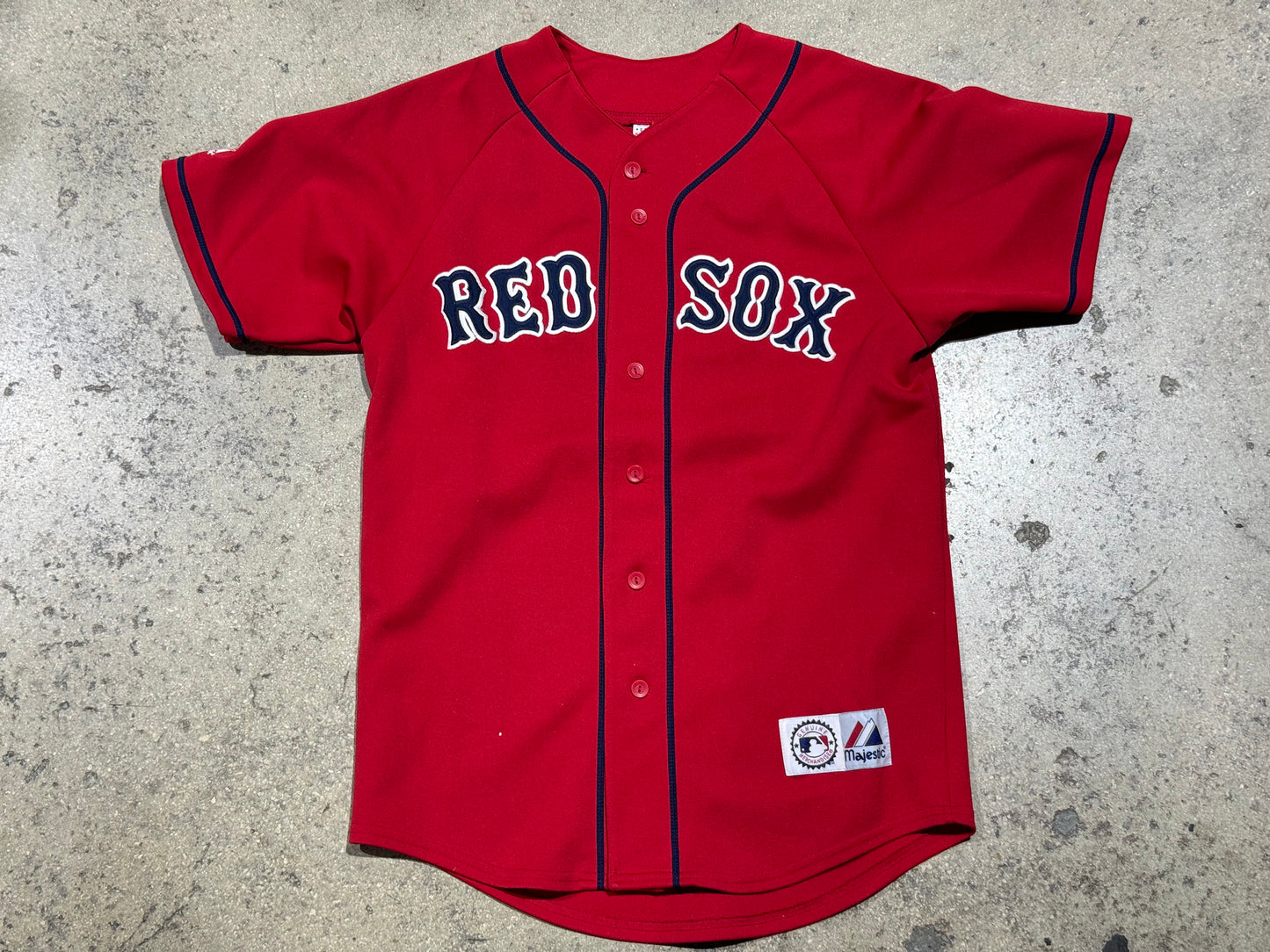 2004 Majestic Boston Red Sox Jersey - Red Size Medium