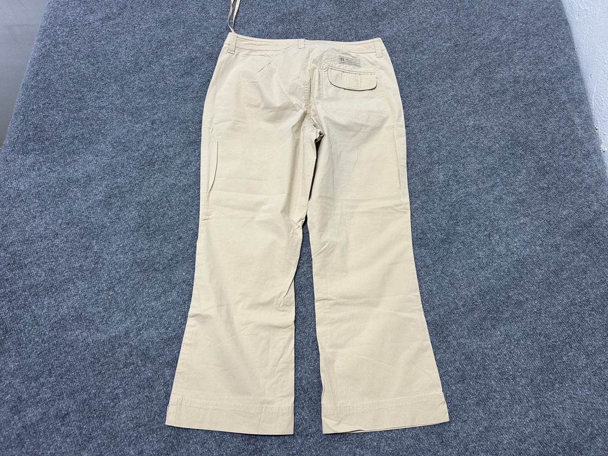 WMNS Ralph Lauren Mid Rise Cargo Pants - Khaki Size 4