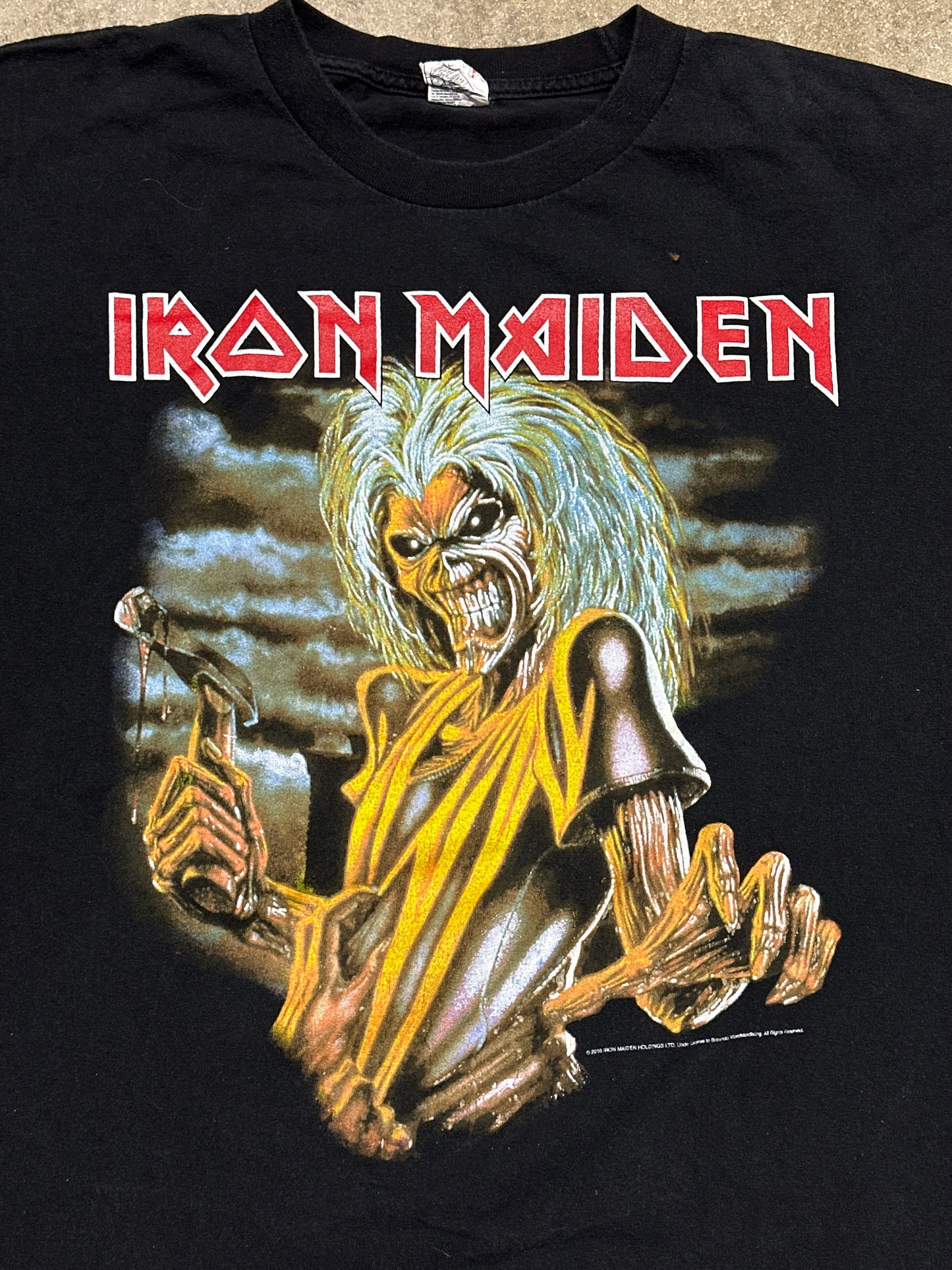 2010 Iron Maiden Killers Tee - Black Size XXL