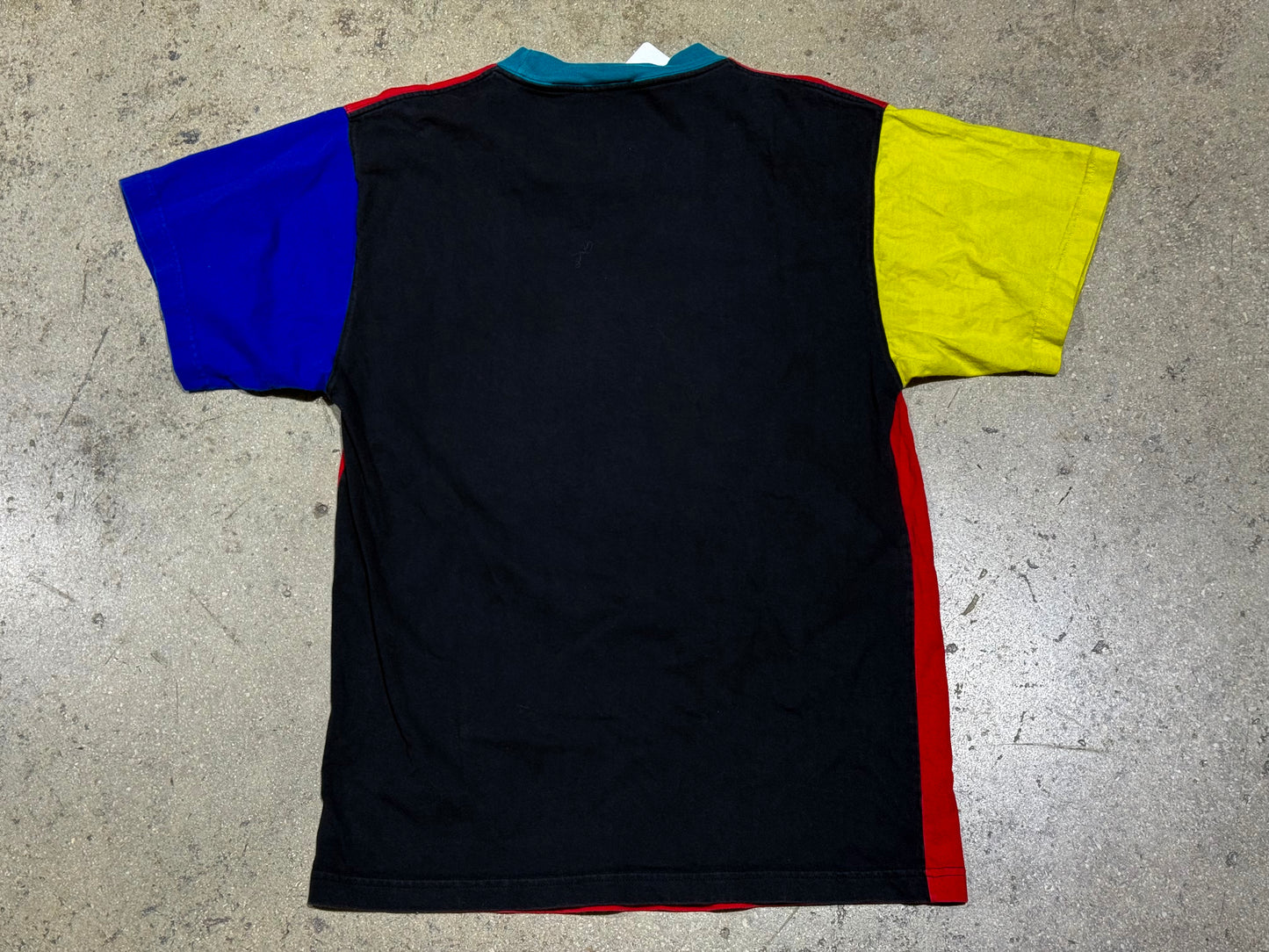 90s Disney Embroidered Mickey Tee - Multicolor Size Medium