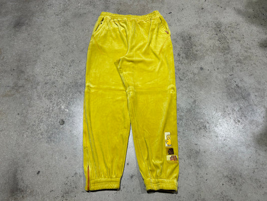 Fubu Fat Albert Velour Pants - Yellow Size XXL