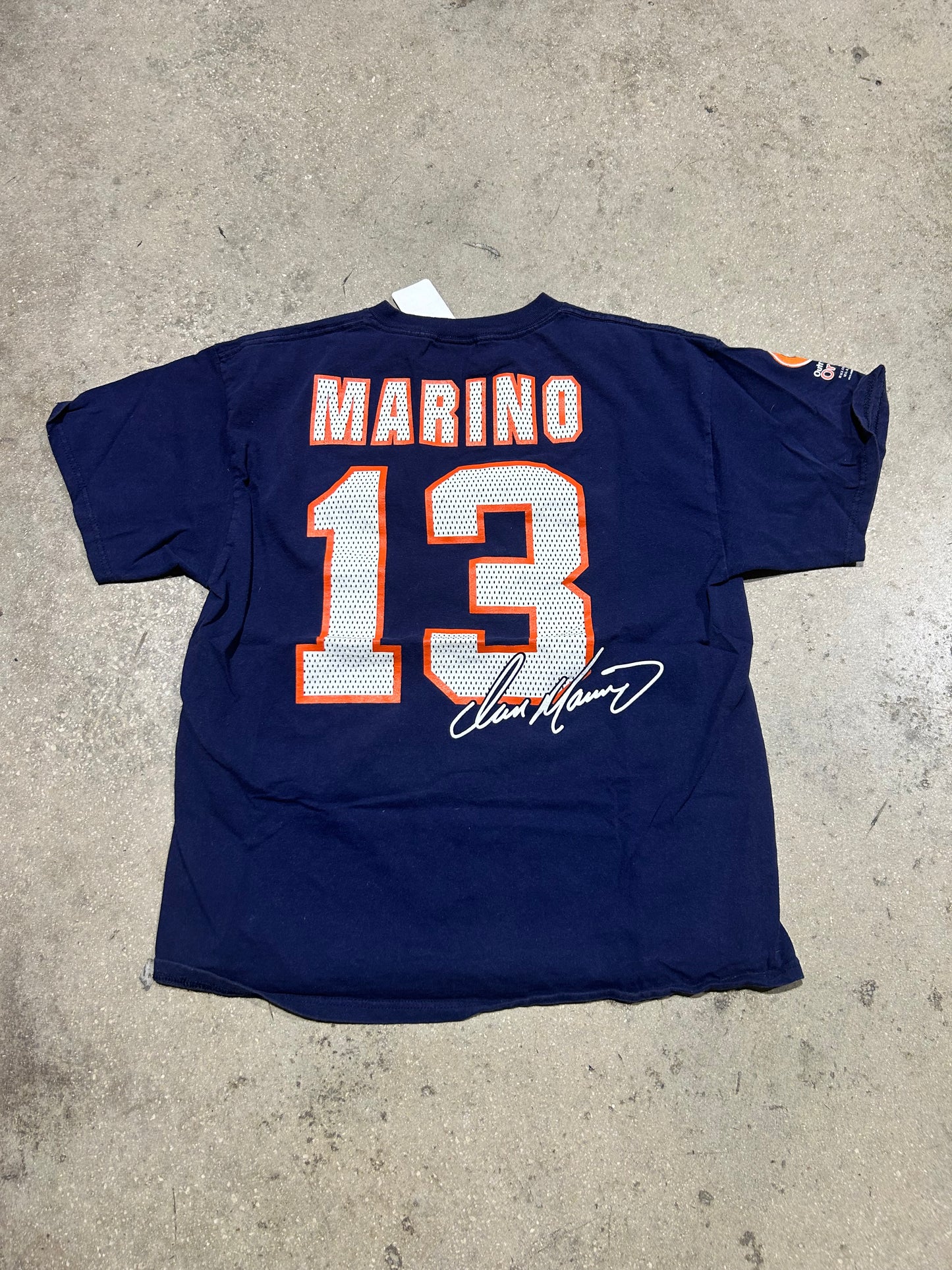 Hall Of Fame Dan Marino Tee - Navy Size Large