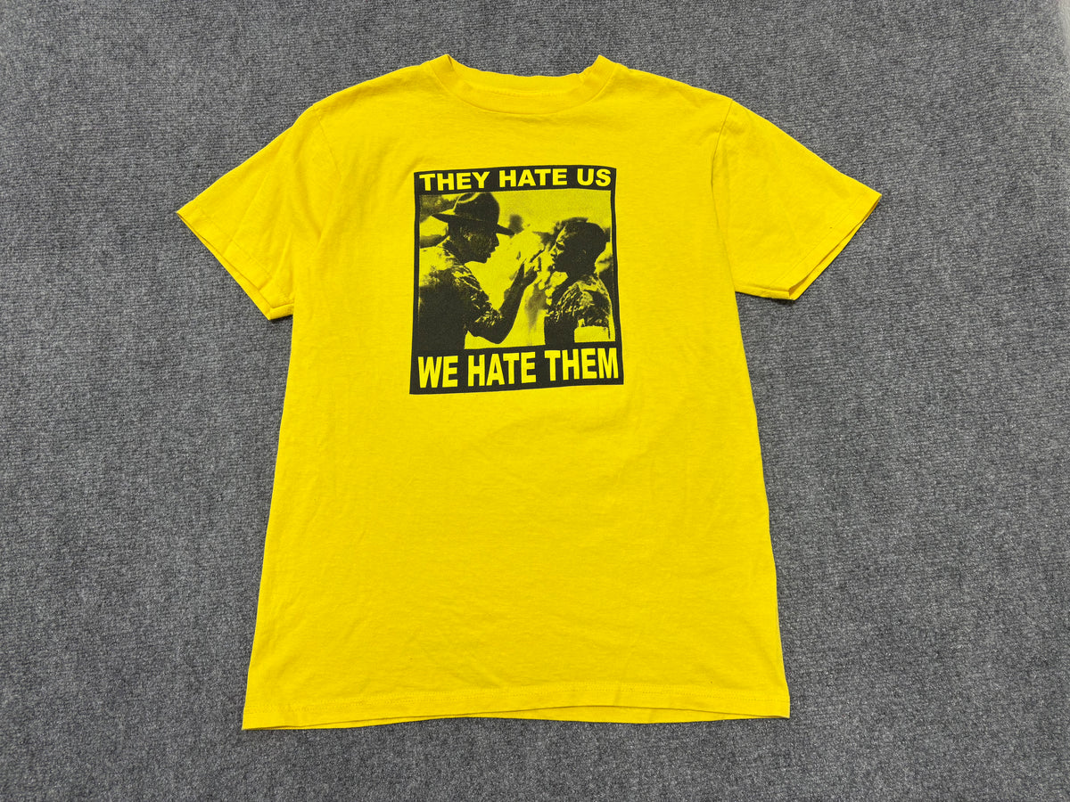 Supreme They Hate Us Tee - Yellow Size Medium