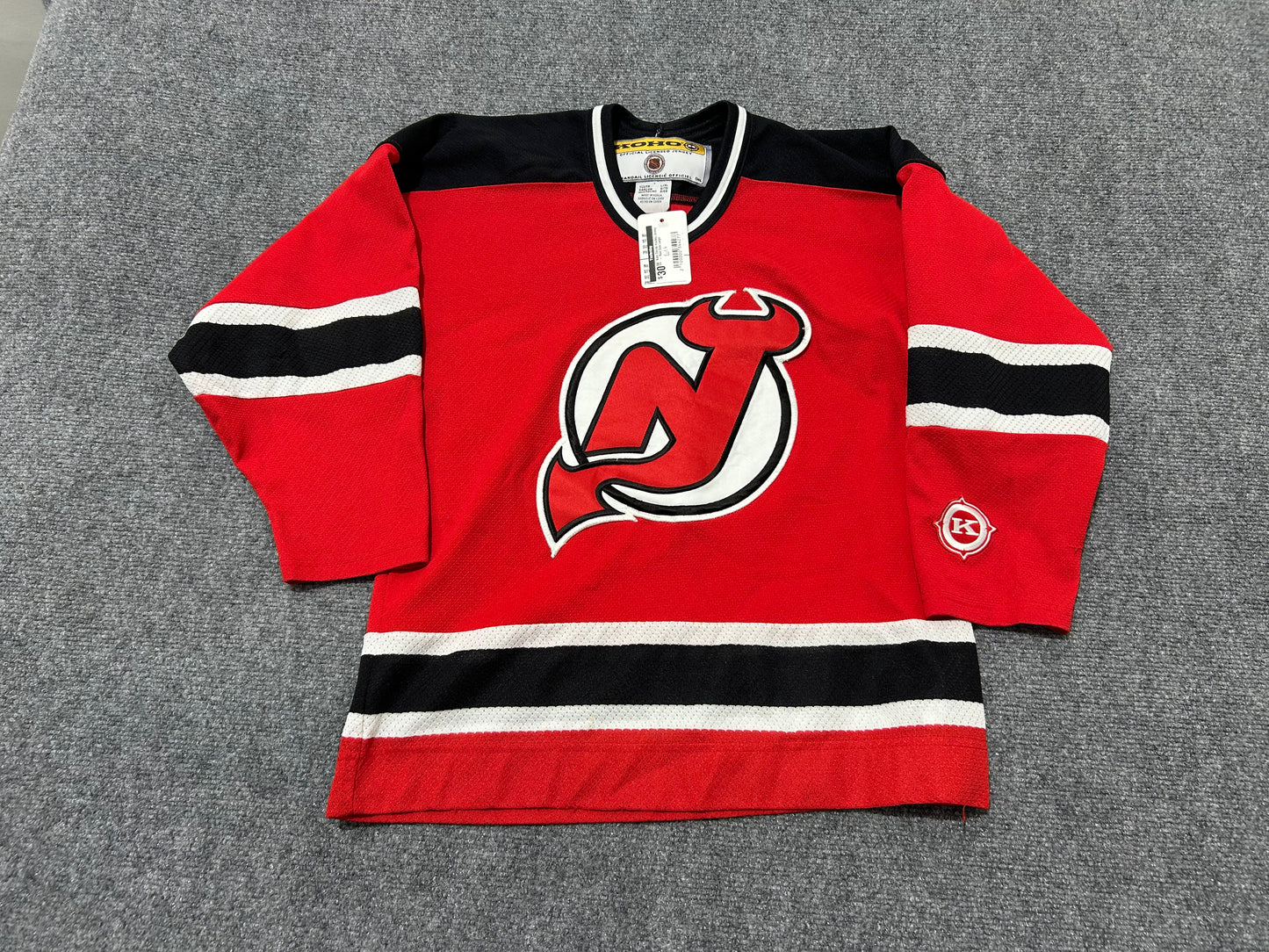 Kids Devils Hockey Jersey - Red Size Large