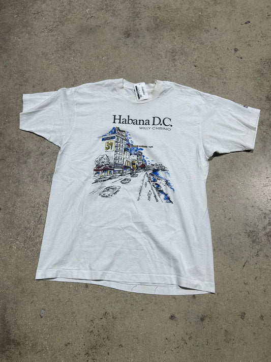 Habana DC Willy Chirino Tee - White Size XL