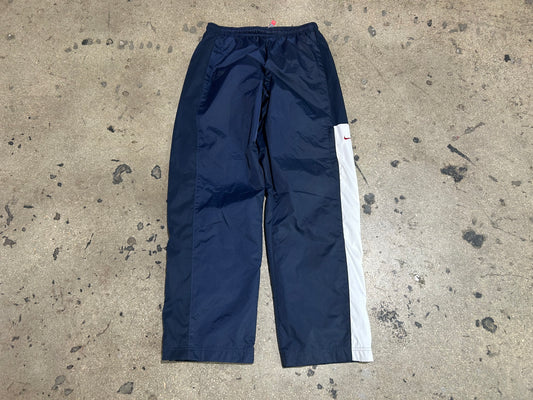 Nike Heavy Windbreaker Pants - Navy/White Size Medium