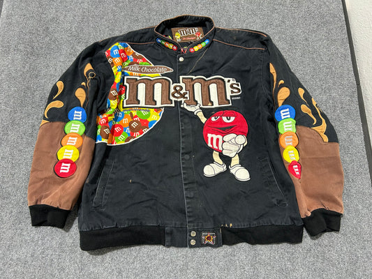 JH Design M&M Nascar Jacket - Brown Size XXXL