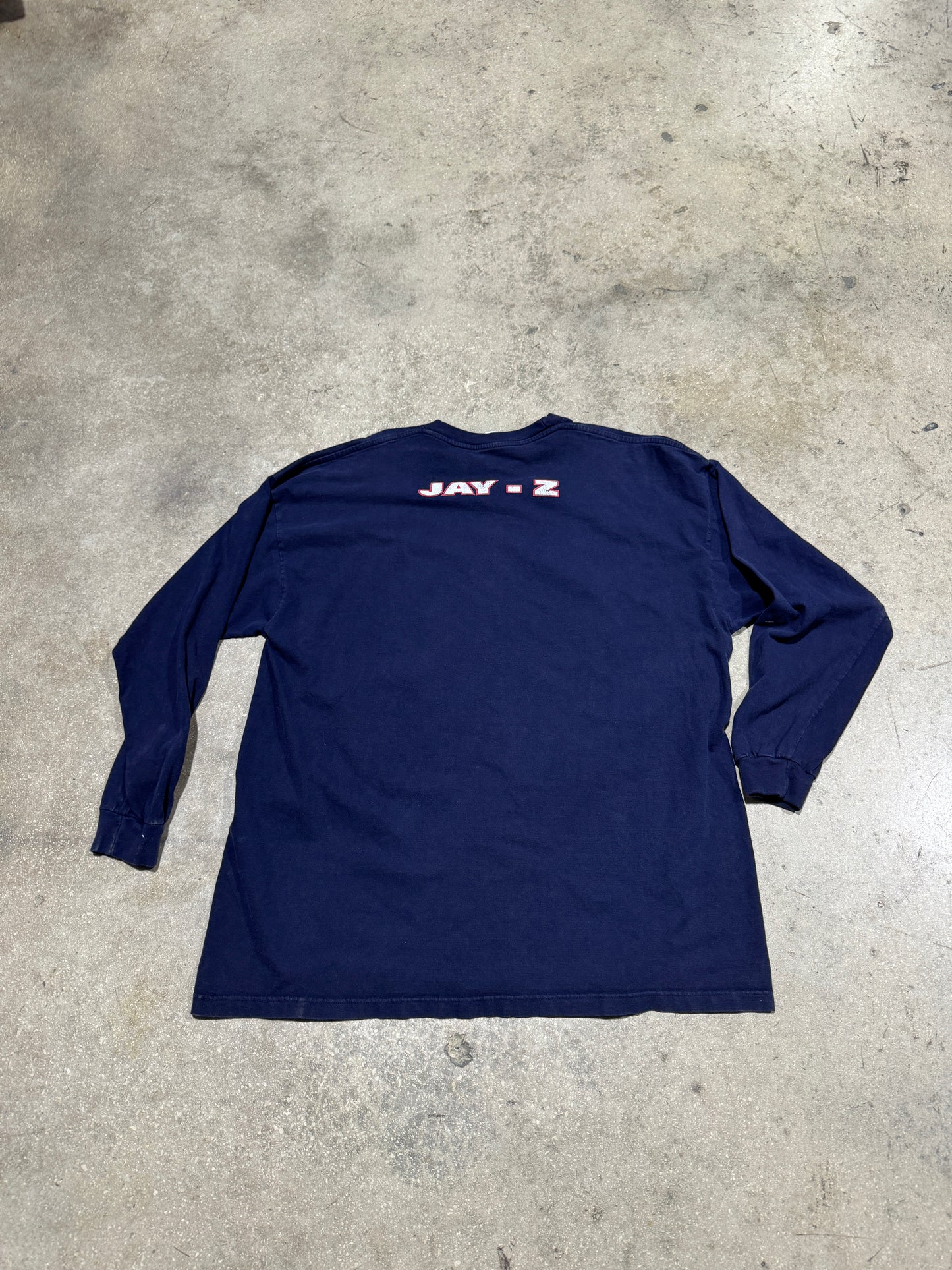 Jay Z Bootleg Longsleeve Tee - Navy Size XXL