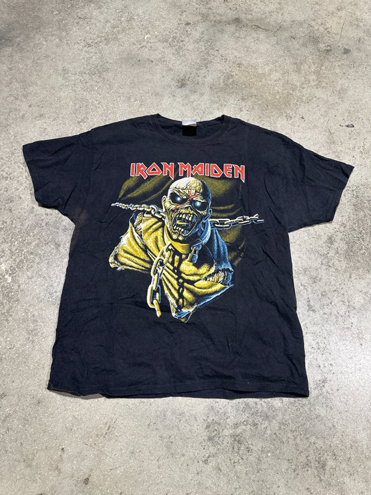 2009 Iron Maiden Skull Chains Tee - Black Size XL