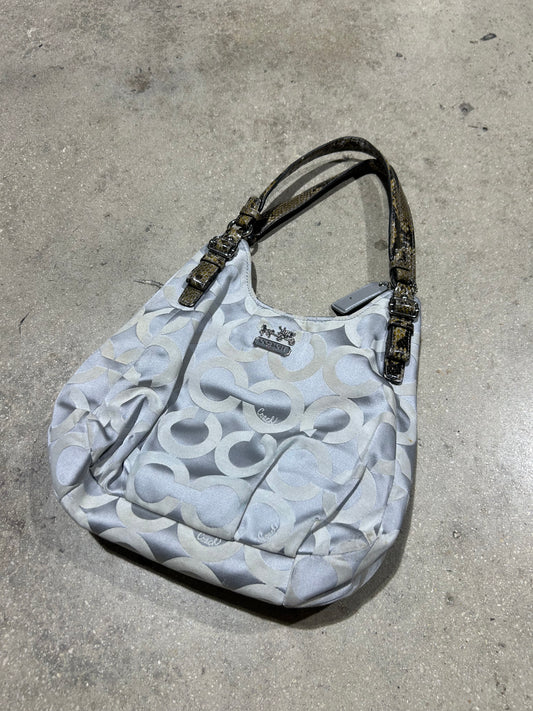 Coach Madison OP Art Sateen Maggie Shoulder Bag